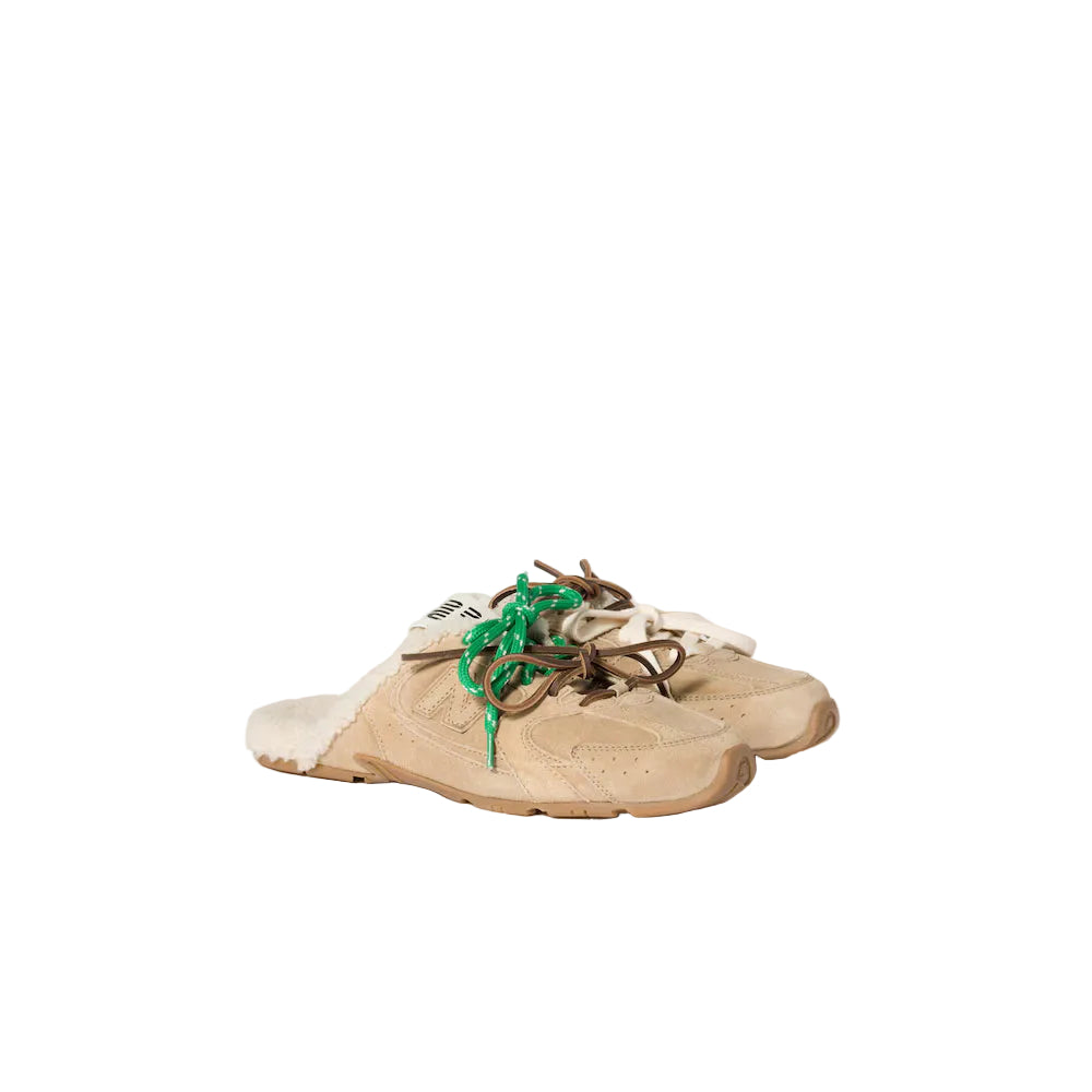 530 SL Mules – Bleached Leather & Shearling Edition (Écru) Women
