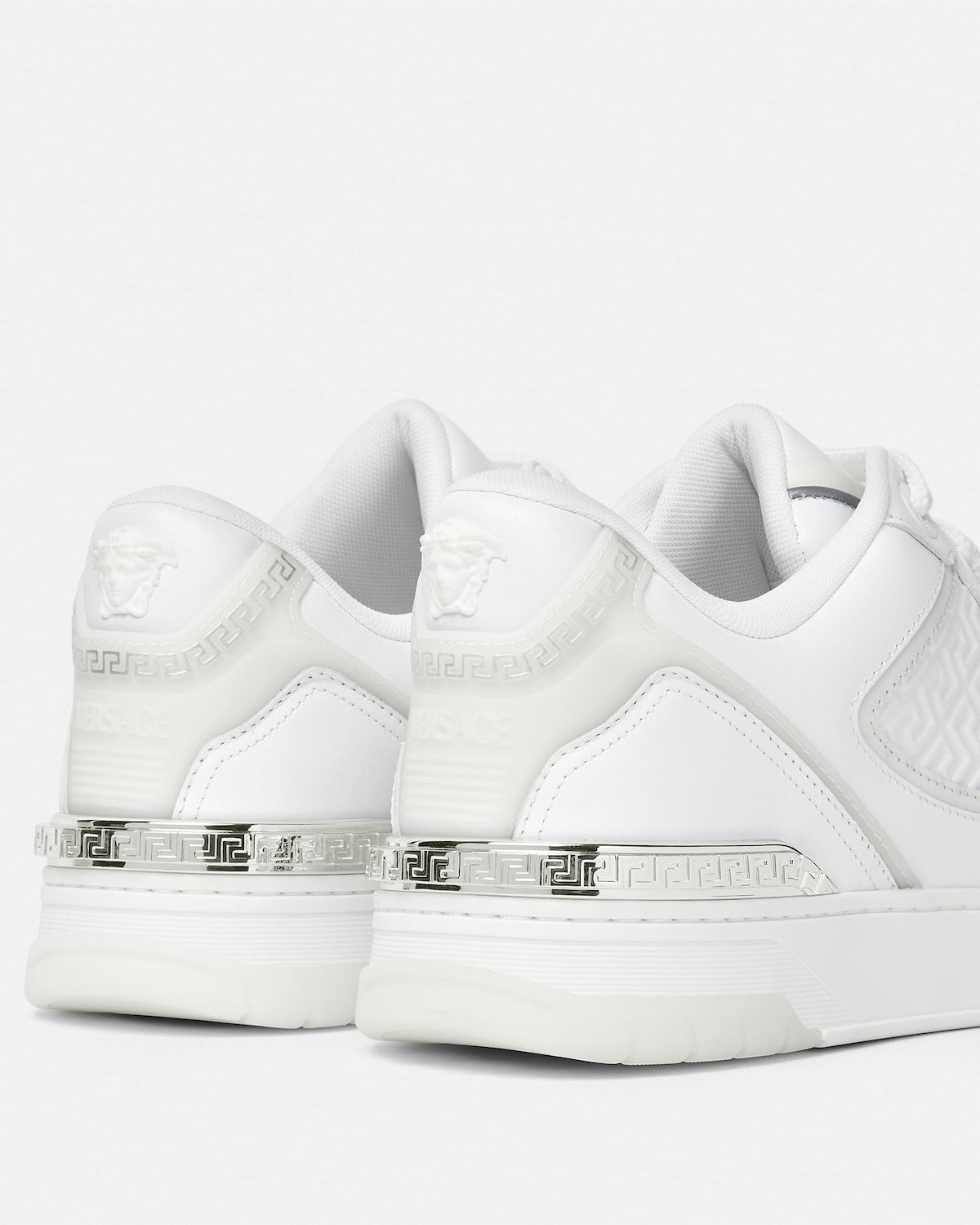Biggie Basket Leather Sneakers Versasce