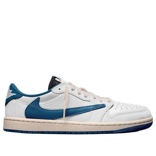 Air Jordan 1 Low X Travis Scott X Fragment ‘Sail Military Blue’