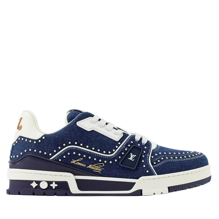 LV Trainer Sneaker W/ Strass