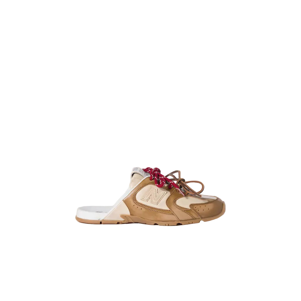 530 SL Mules – Bleached Leather & Gum Sole Cinnamon Travertine Gray Edition Women