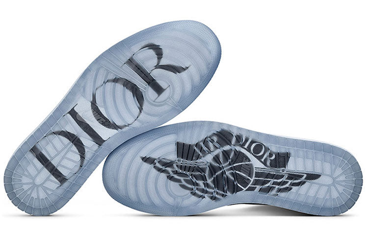 Dior X Air Jordan 1 High OG ‘White Wolf Grey’