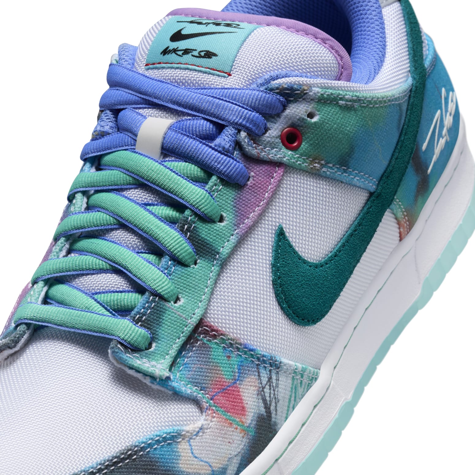 Nike X Futura Laboratories SB Dunk Low ‘Bleached Aqua’