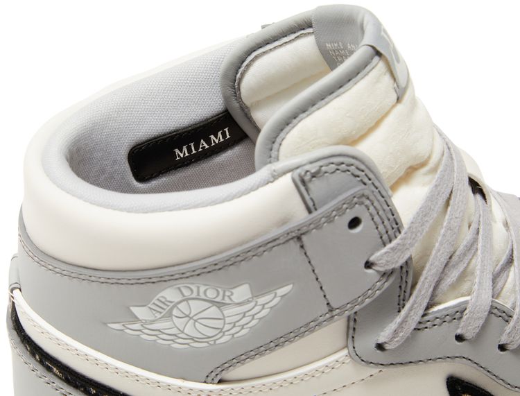 Dior X Air Jordan 1 High OG ‘White Wolf Grey’
