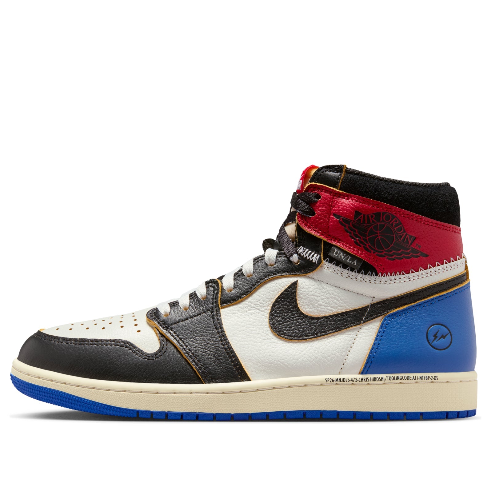 JordanAir Jordan 1 Retro High X Fragment X Union LA OG SP ‘Varsity Red Sport Royal’