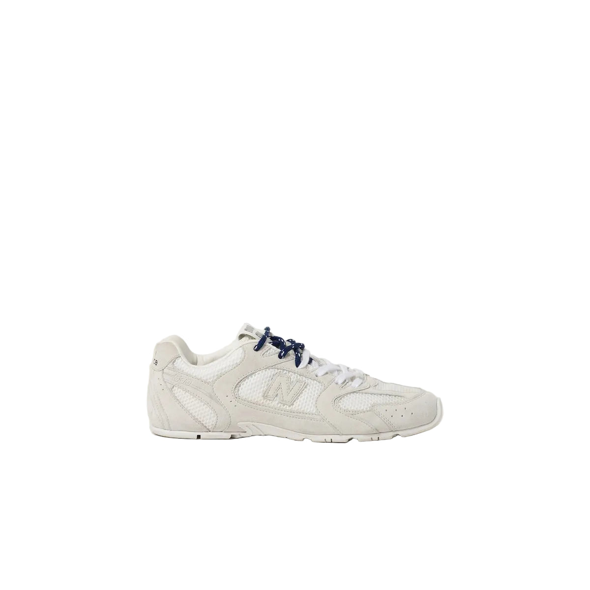 NB x Miu Miu 530 SL White suede and mesh sneakers Women