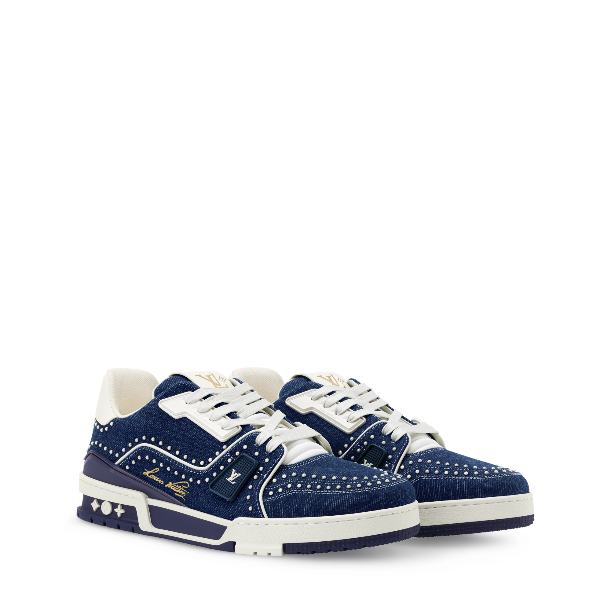 LV Trainer Sneaker W/ Strass